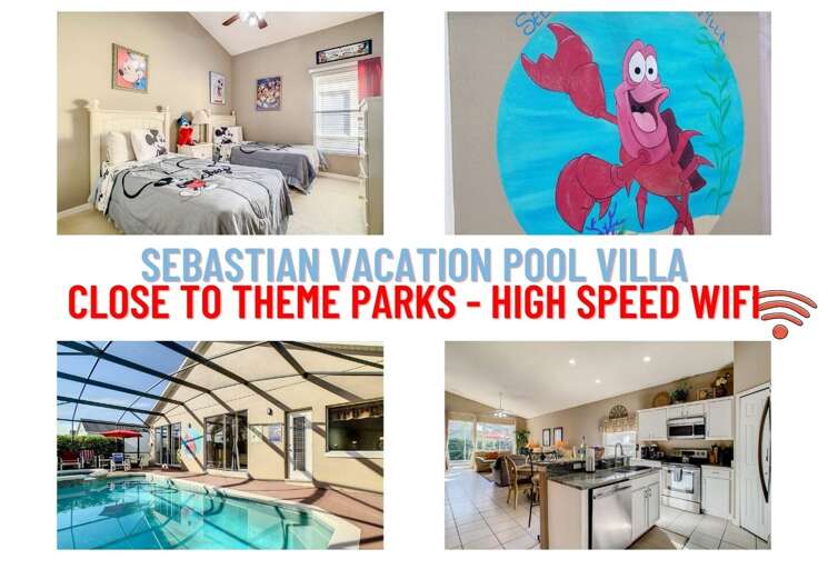 Sebastian Vacation Pool Villa – Close to Theme Parks + Fast Wi-Fi! Sebastian Vacation Pool Villa – Close to Theme Parks + Fast Wi-Fi!