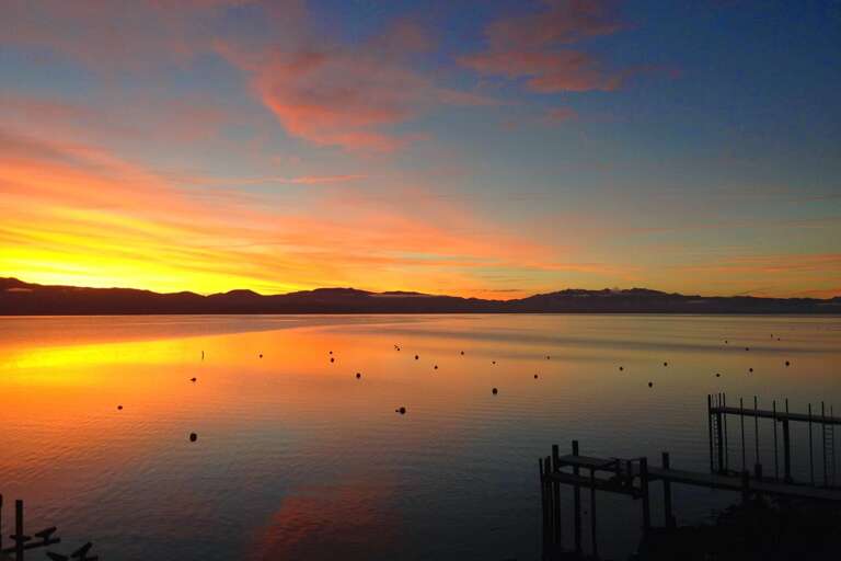 Sunrise from the deck