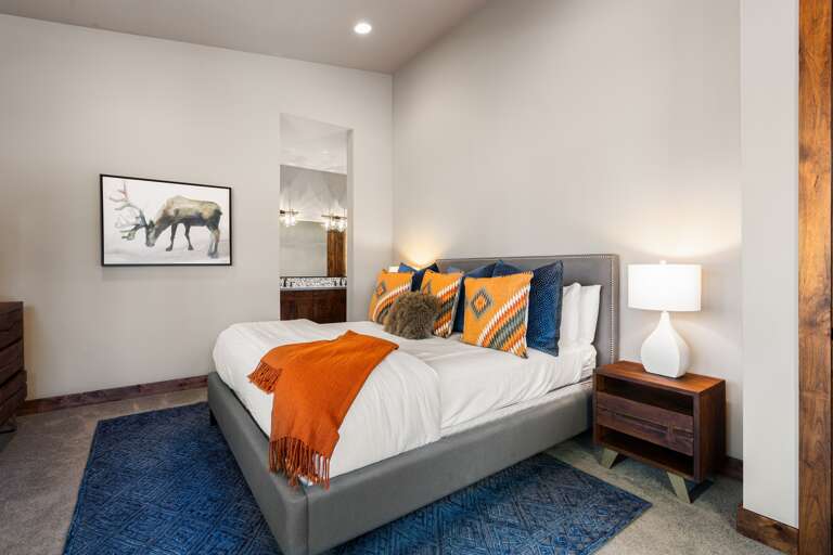 This first-floor bedroom offers ultimate comfort with a plush king bed, a 49" Smart TV, and an en-suite bathroom. Wake up to stunning views right from your room, and step outside to the patio to soak in the beauty of Schaffer’s Mill. This first-floor bedroom offers ultimate comfort with a plush king bed, a 49" Smart TV, and an en-suite bathroom. Wake up to stunning views right from your room, and step outside to the patio to soak in the beauty of Schaffer’s Mill.