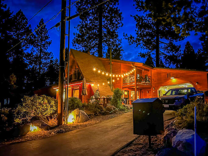 Welcome to the Highland A-Frame! This cozy cabin is located in Olympic Heights making it the perfect base for all your Tahoe Truckee adventures. There is parking for 3 cars in the driveway. No garage parking.