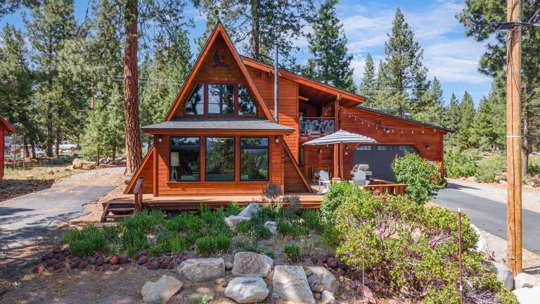 Welcome to the Highland A-Frame! This cozy cabin is located in Olympic Heights making it the perfect base for all your Tahoe Truckee adventures. There is parking for 3 cars in the driveway. No garage parking. 