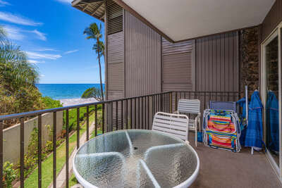 Seaside Balcony With Chairs And Ocean View Seaside Balcony With Chairs And Ocean View