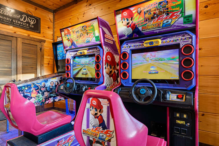 Two driving games bring arcade fun to the game room
