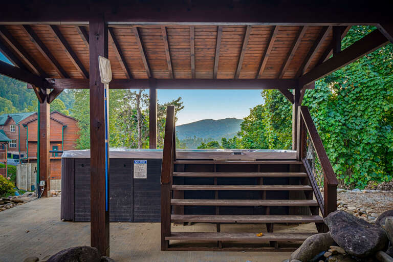 Beautiful Smoky Mountain views from the property