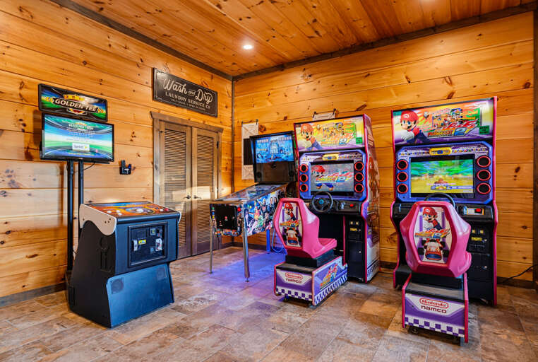 Digital Pinball, 2 Driving Simulators, and Golden Tee