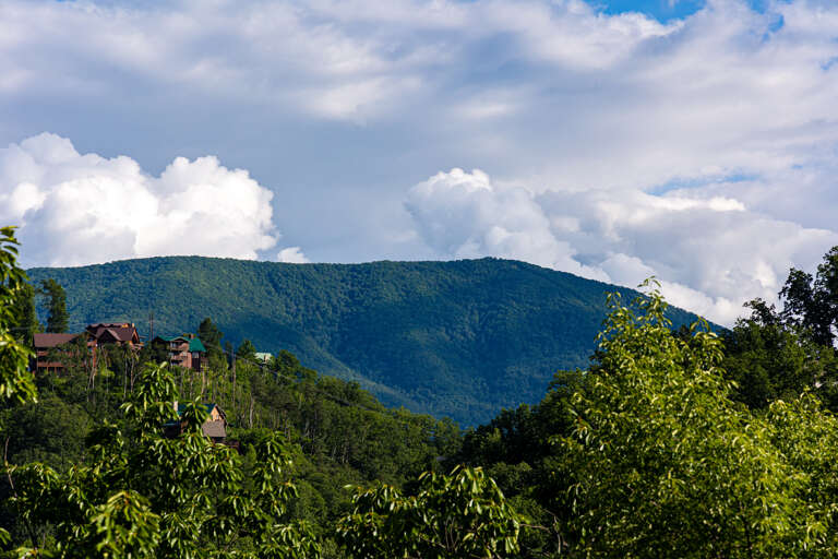 Mountainous Vista Veiled By Verdant Valleys, Vacation Rental Visible