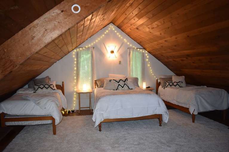 Sleeping Loft With Comfortable Beds