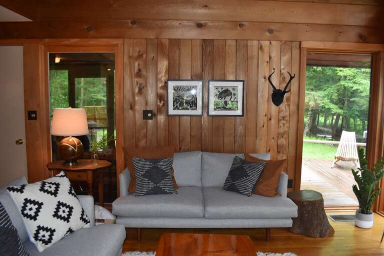 Great Room Couches With Access To Deck And Screened-in Porch
