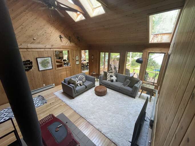 Second Family Room w Lake Views