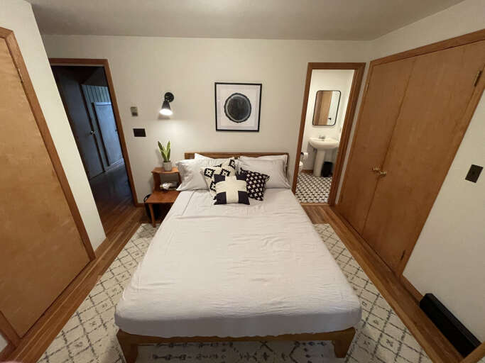 Bedroom #2 With Adjacent Half Bath