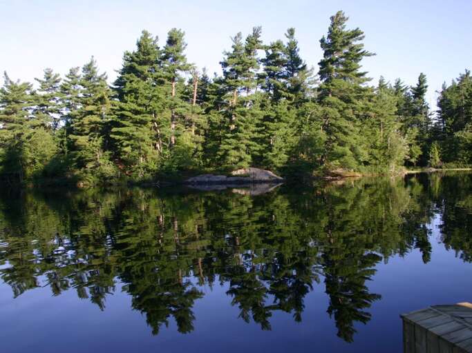 View across the cove.  Absolutely Peaceful.