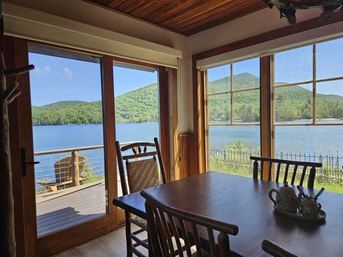 Dining Area with Slider to Deck