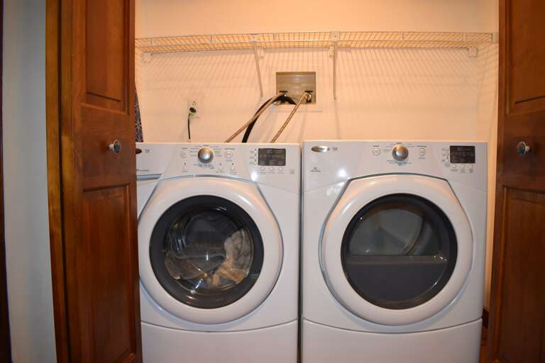 Downstairs laundry