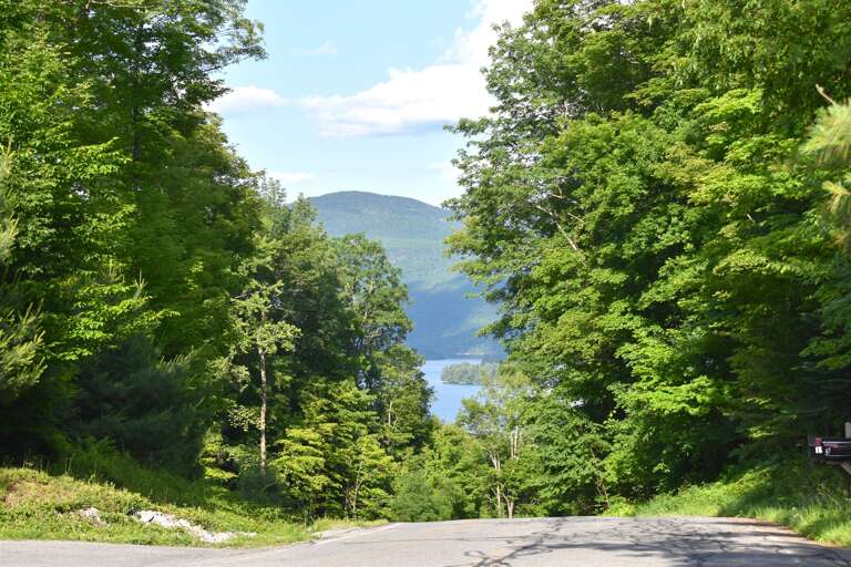 View to Lake George from front yard
