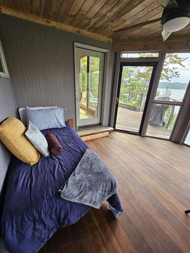 Twin Bed On Screened-in Porch