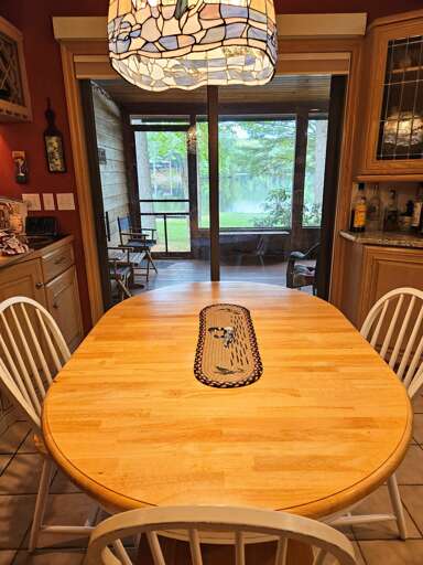 View to Lake From Kitchen