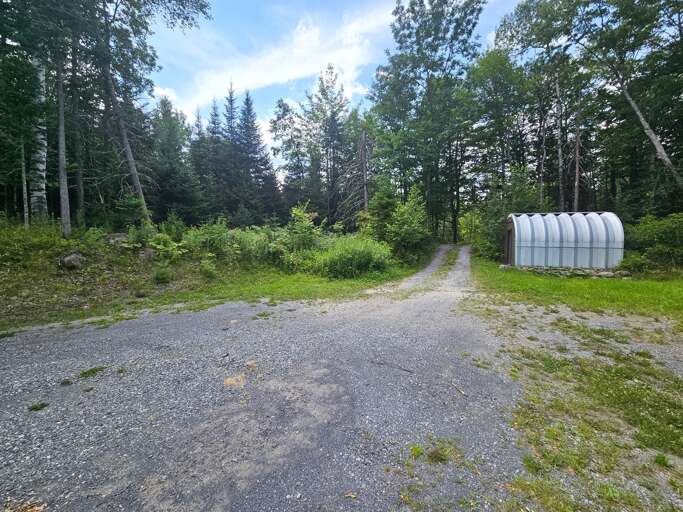 View From House Back Towards Road