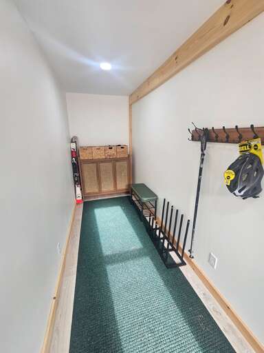 Ski/Boot Storage and Change Area