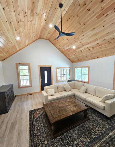 Living Room Looking Towards Front Porch