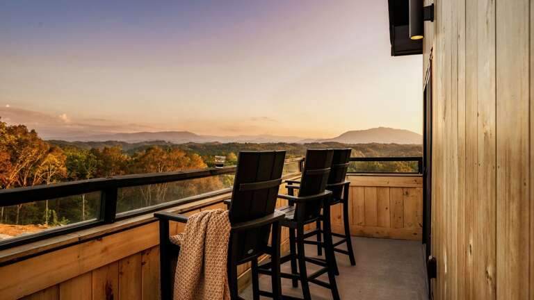 Five bedroom, five bathroom condo with a mountain view