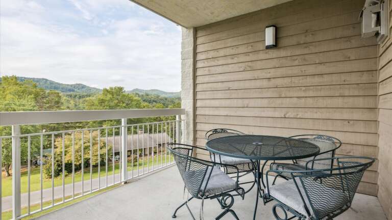 Private Balcony with Mountain View from your Pigeon Forge Condo Private Balcony with Mountain View from your Pigeon Forge Condo