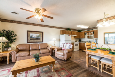 Spacious Living Room with Gas Fireplace, Sleeper Sofa and SMART TV with Cable & WIFI throughout vacation rental