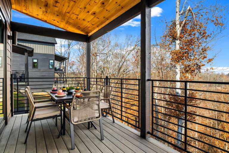 Second of three private decks