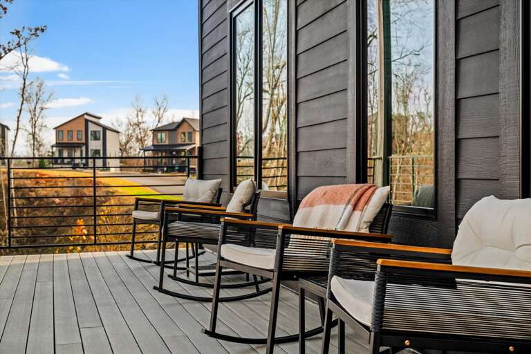 Relax on one of three decks