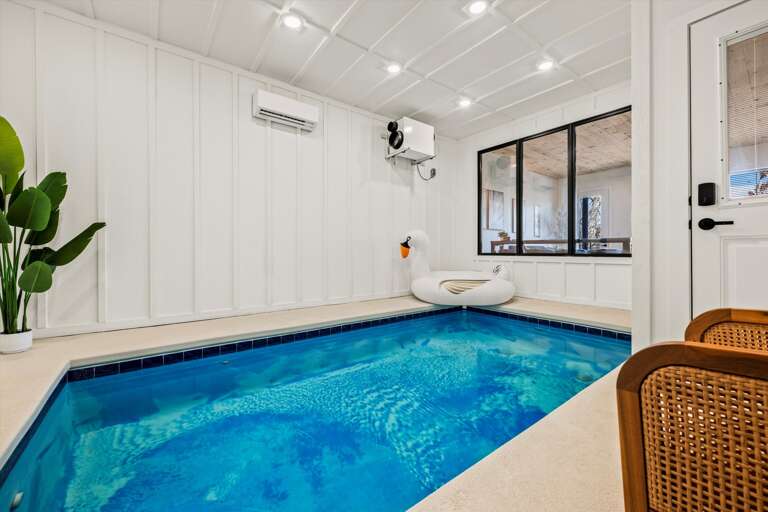 Private indoor pool