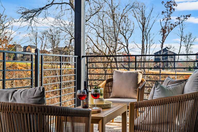 Second of three private decks