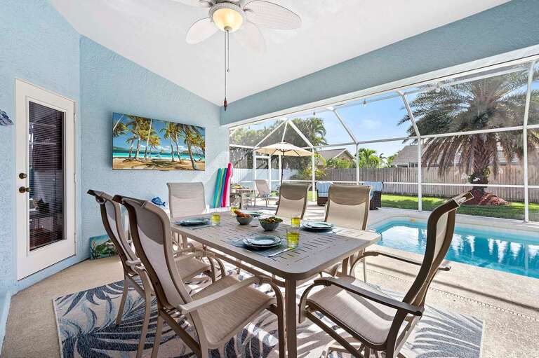 Covered for Al Fresco Dining with TV
