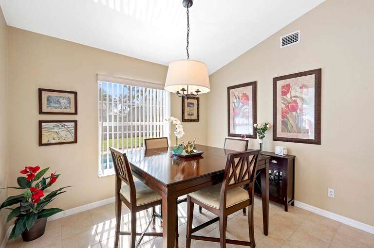 High Top Dining Area with Views of the Lanai