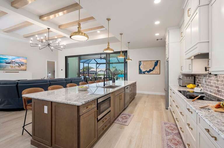 The Kitchen Offers Stainless Appliances and Plenty of Space for a Gourmet Meal