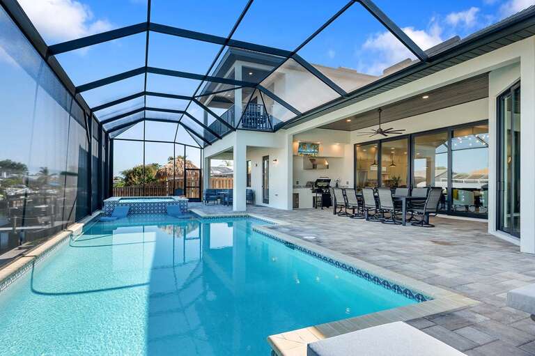 Oversized Lanai with Pool, Sun Deck and Spa