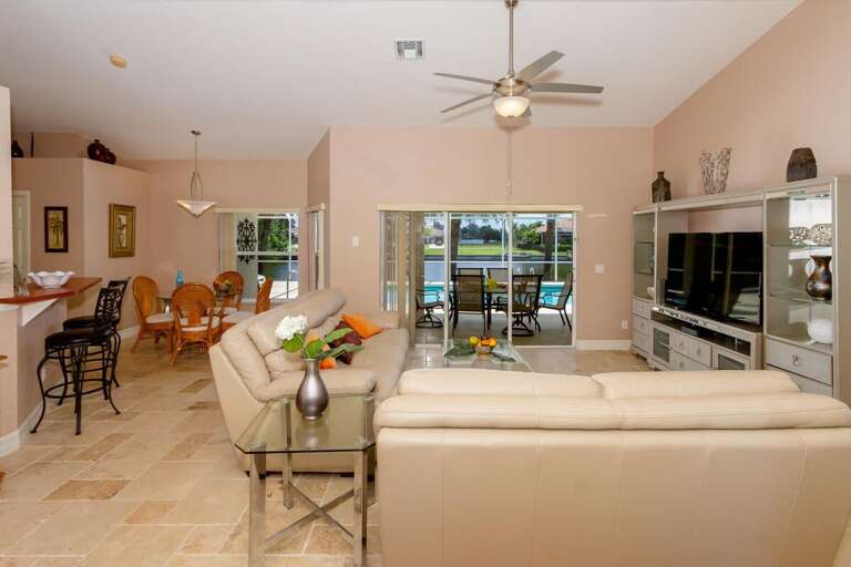 View of the Living Space upon Entering Alecia with Open Concept Living