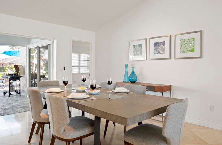 Dining Space Is Open to the Main Living Space