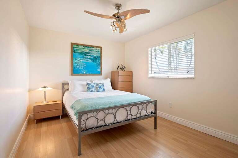 Guest Queen Bedroom with Garden View