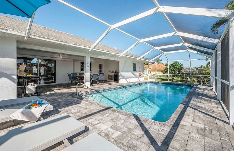 Large Area for Sun Beds as well as a Large Pool to Cool Down