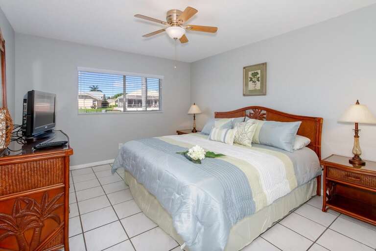 Guest Bedroom Featuring a King bed