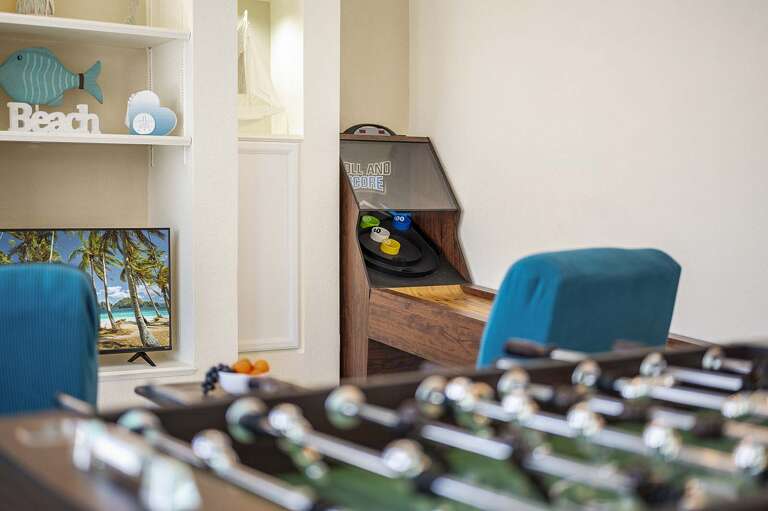 Amalfi Shore Offers Great Entertainment Options for Kids and Adults with the Foosball Table and the Skee-Ball Table