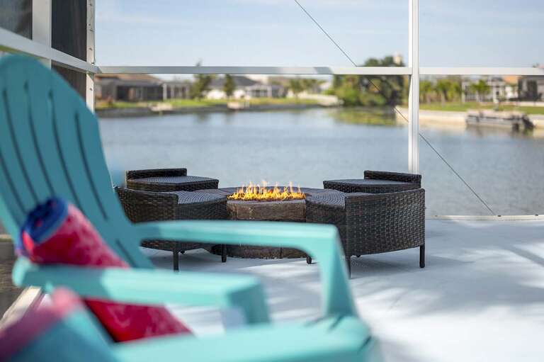 Fire Pit with Views of the Canal Basin
