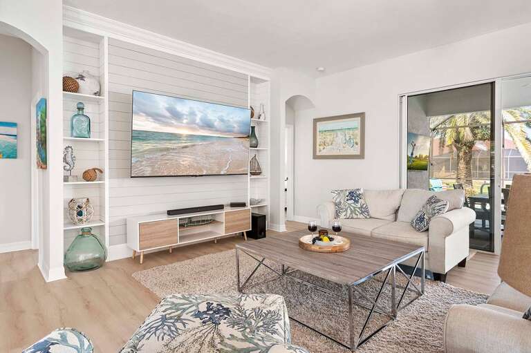 Entrance of American Dream with Open Living Floorplan