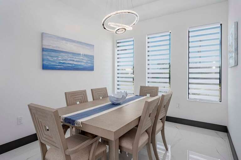 Dining Room with Garden View