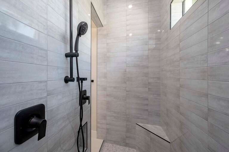 Main Bathroom with Wrap Around Shower