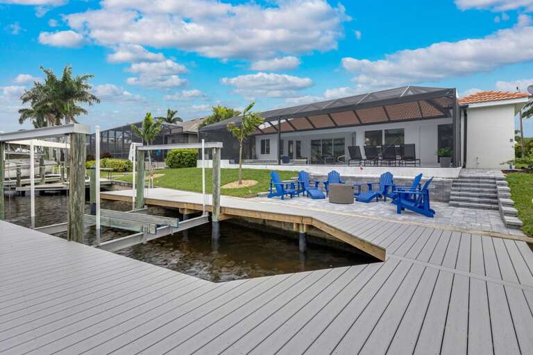 Lots of Space on the Boat Dock for Fishing or Wildlife Watching