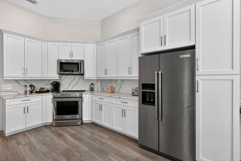 Modern Set up with Stainless Appliances