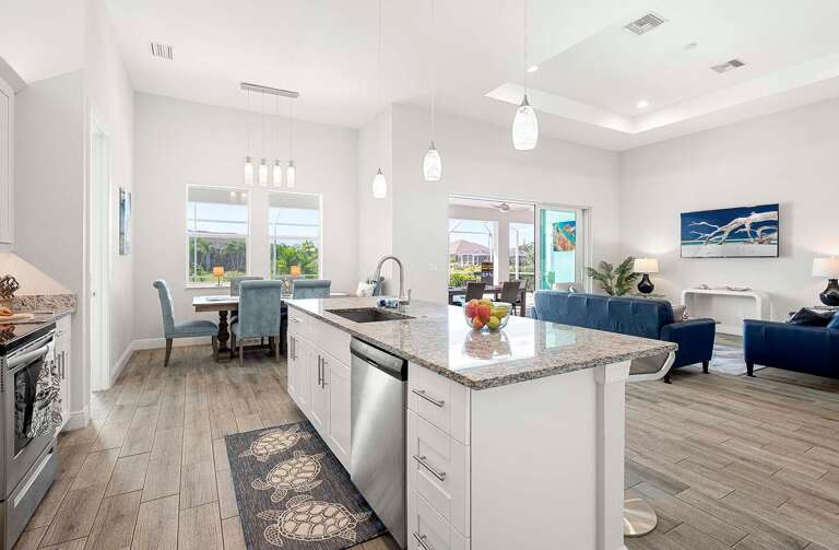 Kitchen is Fully Equipped with Stainless Appliances