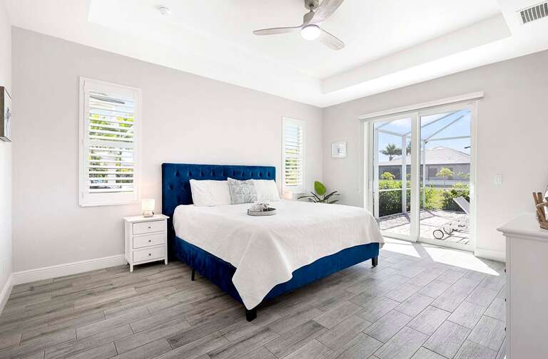 Main King Bedroom Suite with Access to the Lanai