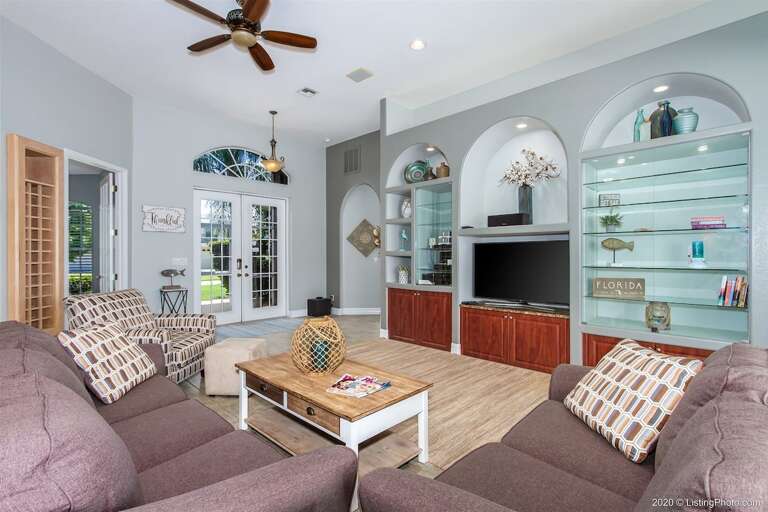 Main Living Room with Large TV