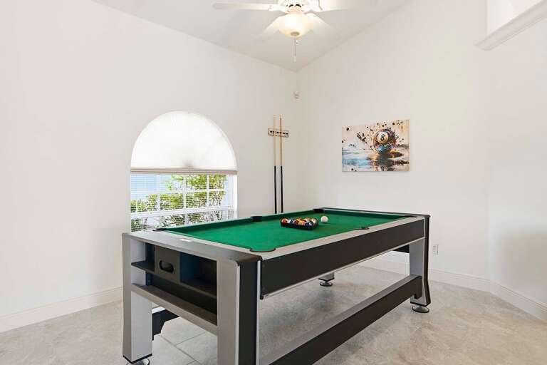 Game Table for Family Game Nights (Air Hockey, Pool, Ping Pong and Darts)